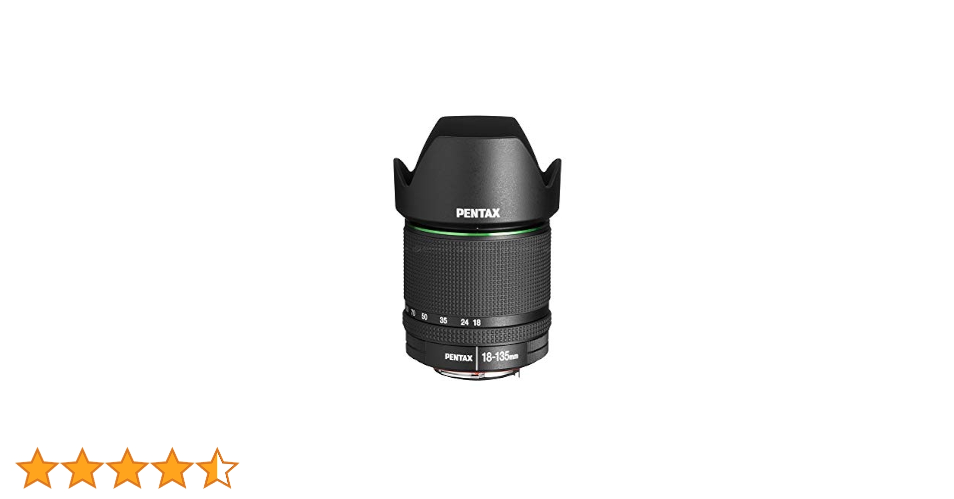 Pentax 21977 DA 18-135mm f/3.5-5.6 ED AL (IF) DC WR Lens for